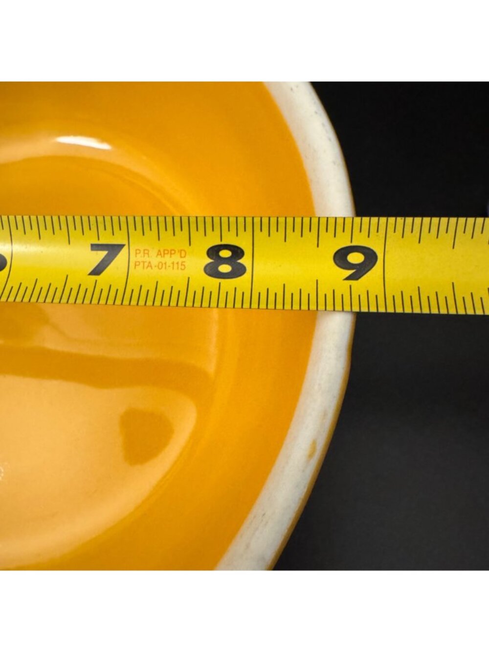 VTG Yellow Mustard Hall China Co. Bowl Hotpoint Refrigerator Dish Made In USA - Picture 9 of 11